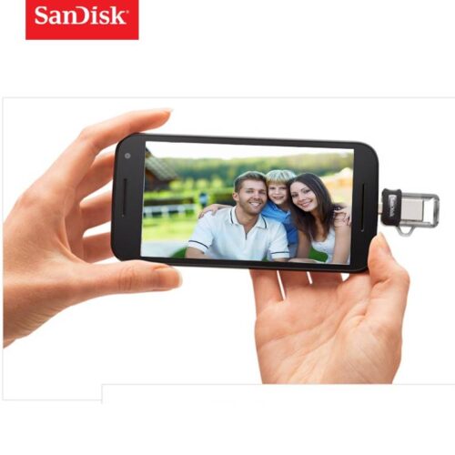 SanDisk OTG USB Flash Drive 32GB 16GB USB 3.0 Dual Mini Pen Drives 128GB 64GB PenDrives for PC and Android phones For shipping Hard disks, Flashes and Storage Computer and office supplies